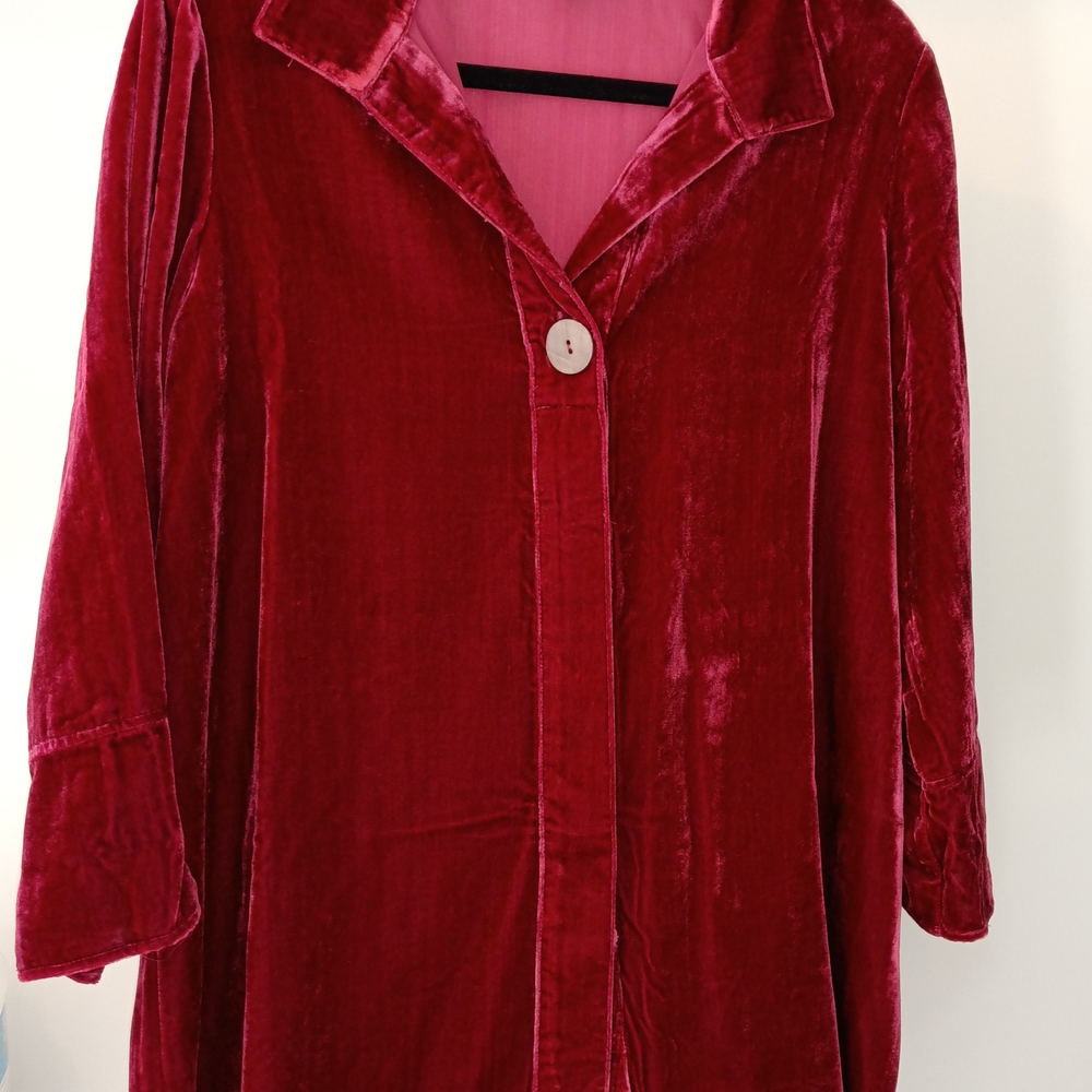 Habitat Velvet Burgundy Jacket